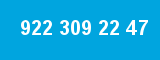 922 309 22 47 922 309 22 47